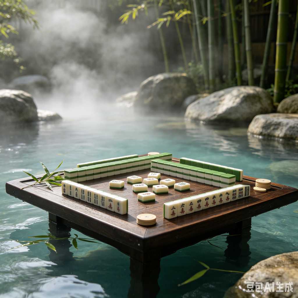 modern oriental mahjong set