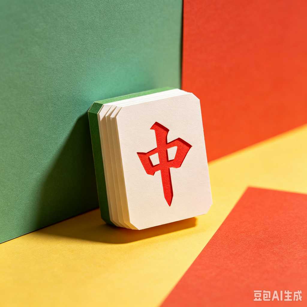 retro vintage mahjong set
