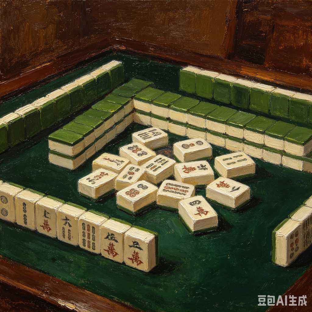 space saving mahjong game set